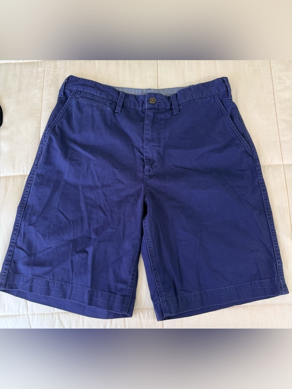 Polo Ralph Lauren Men’s Classic Preppy Navy Blue Chino shorts 33 waist